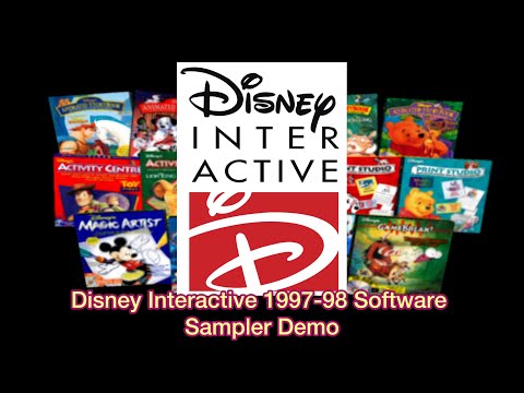 Disney Interactive 1997-98 Software Sampler Demo PC Windows/Macintosh