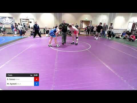 195 Lbs Final - Sonny Sasso, Pennsylvania Vs Max Agresti, Delaware Wrestling 3626