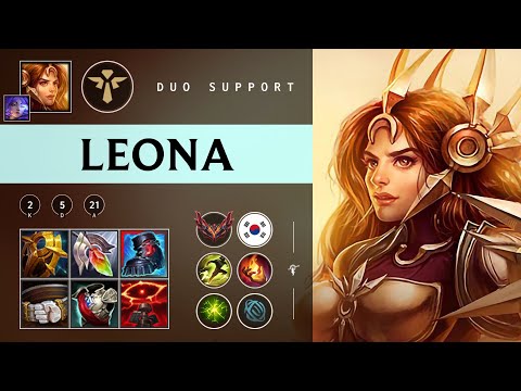 Leona Support vs Shen - KR Grandmaster Patch 25.23
