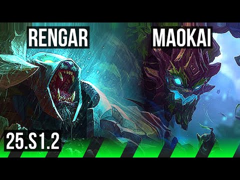 RENGAR vs MAOKAI (JGL) | 7/1/6, Dominating | KR Master | 25.S1.2