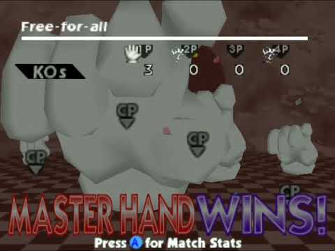 Smash Remix 1.4.0 - Master Hand Victory Pose