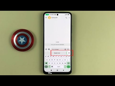 How to enable/disable Voice Input on the keyboard on Xiaomi Redmi Note 11 Android 12