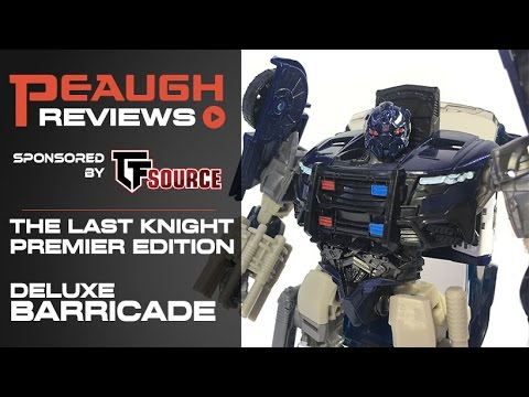 Video Review: Transformers: The Last Knight - Premier Edition Deluxe BARRICADE