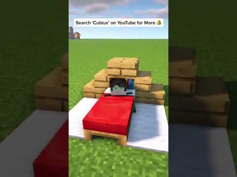 REALISTIC BED in Minecraft?! 😱 #shorts