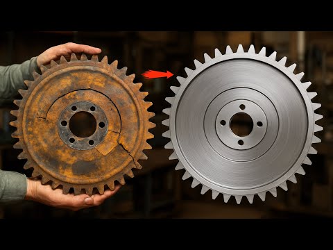 From Completely Destroyed to Perfectly Functional – The Ultimate Steel Gear Restoration Project