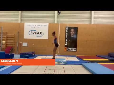 leerlijn 4 trampoline 1/1 schroef achterover
