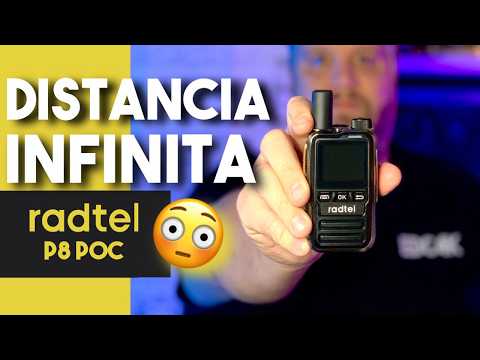 ¿Walkies SIN LÍMITE de distancia? 🔥 RADTEL P8 PoC (4G) SIN LICENCIA | EDC4K