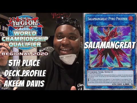 Yugioh New Format 2019 Lenexa, KS Regional 5th Place Deck Profile - Salamangreat - Akeem Davis