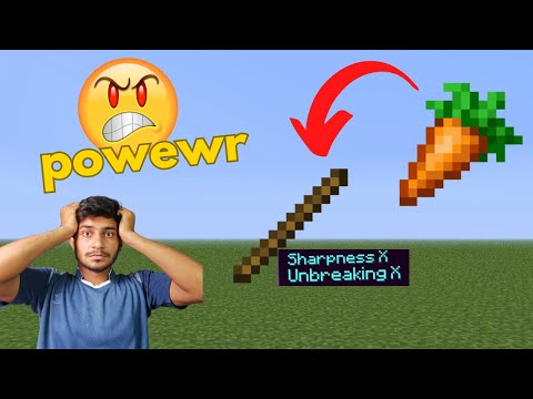 Insane Power-Up! Carrot Gives You OP Items! #Minecraft