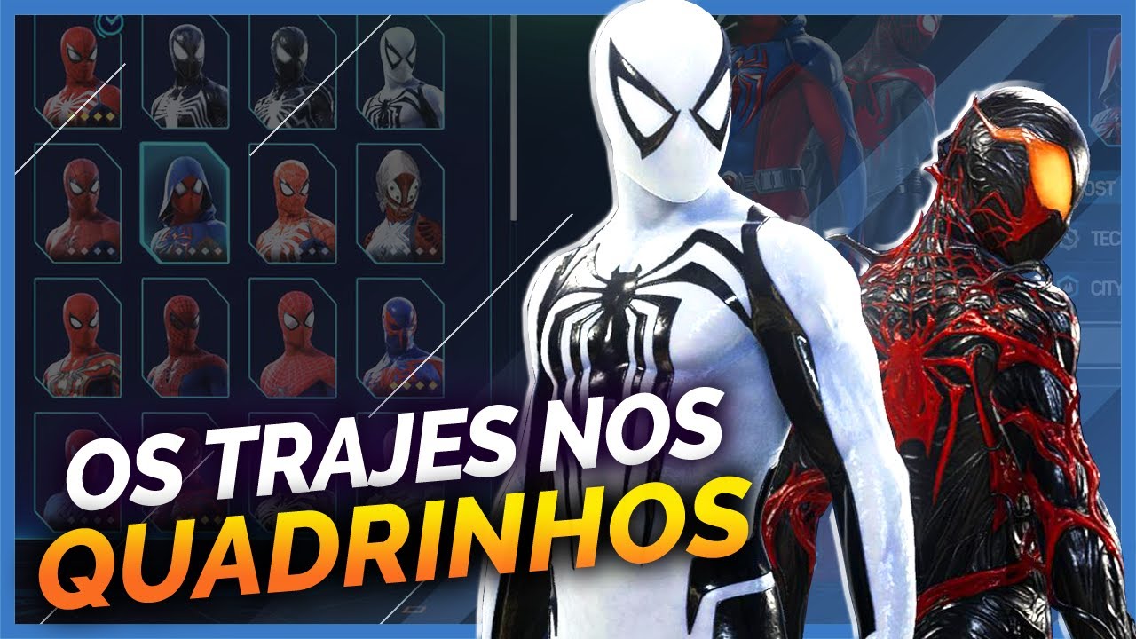OS TRAJES DE SPIDER-MAN 2 E SUA HISTÓRIA NOS QUADRINHOS