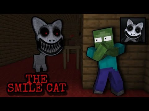 Monster School: The Smile Cat Horror Challenge -Minecraft Animation (ROBE CUBE DELETED VİDEO)
