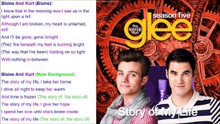 Story Of My Life Glee Lyrics