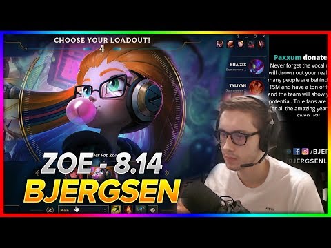 717. Bjergsen - Zoe vs Cassiopeia - Mid | S8 Patch 8.14 - NA Challenger   July 23, 2018