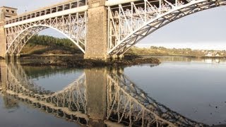 Pont Britannia Bridge - Sir Mon - Anglesey North Wales