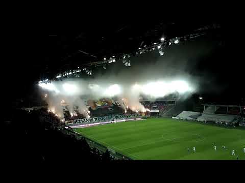 Górnik Zabrze - Piast Gliwice 0:1 Dym Race Petardy Oprawa.