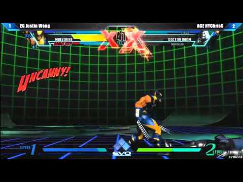 UMVC3 EVO 2013 Top 8 Justin Wong vs  Chris G