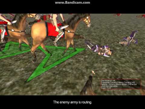 Praetorian Cavalry Vs Praetorian Cohort - weird tactics