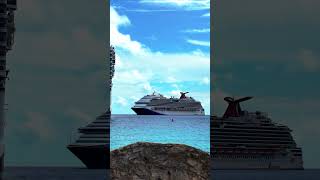 CARNIVAL DREAM JOINING THE PARTY ON COSTA MAYA!⛴️⚓️ #carnivaldream #cruiseship