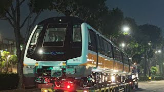 (CCL🟠,C851E Train Delivery) Alstom Metropolis C851E Set 875&885 Enroute Singapore Rail Test Centre