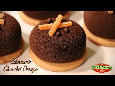 Recette Entremet chocolat et orange