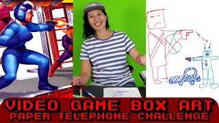 Games About Games #04: Video Game Box Art Paper Telephone Challenge - Guess the video game box art!