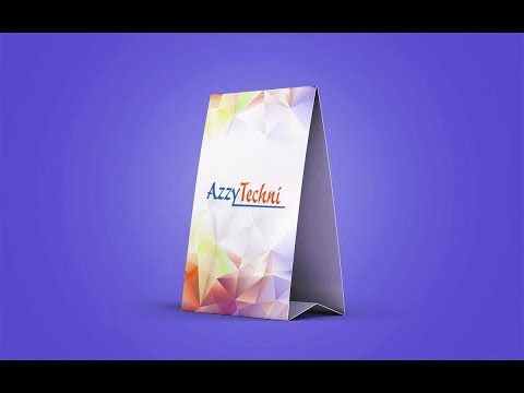 Tent Card Die Cut/ Dieline Tutorial Adobe Illustrator CC