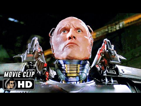 Shooting Up OCP Scene | ROBOCOP 3 (1993) Sci-Fi, Movie CLIP HD
