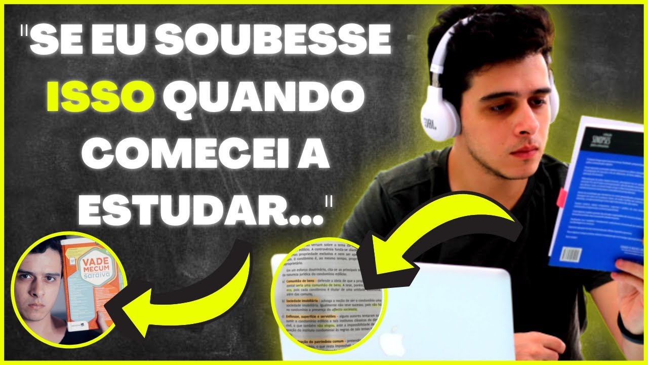 5 coisas que eu PRECISAVA saber antes de começar a ESTUDAR para CONCURSOS.