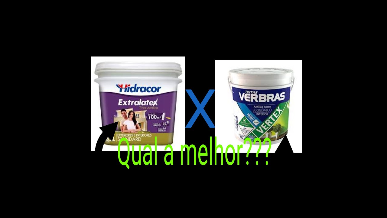 QUAL A MELHOR TINTA..HIDRACOR X VERBRAS. QUAL A MELHOR