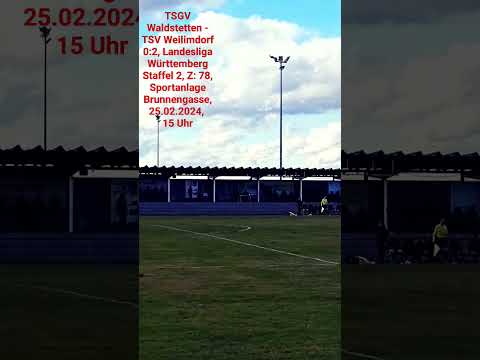 Short: TSGV Waldstetten - TSV Weilimdorf 0:2