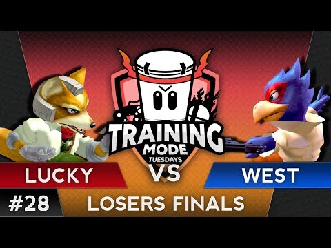 TMT 28 - Lucky (Fox) VS Westballz (Falco) - SSBM Losers Finals - Smash Melee