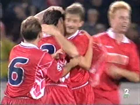 Goal! UCL 1995-1996 Aalborg-Panathinaikos 2:1 Madsen