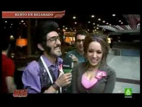 Rodolfo Chikilicuatre y Kalomira en Belgrado [BFN - laSexta]