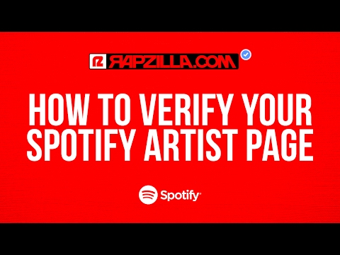 How to Verify your Spotify Artist Page - Artist Tip