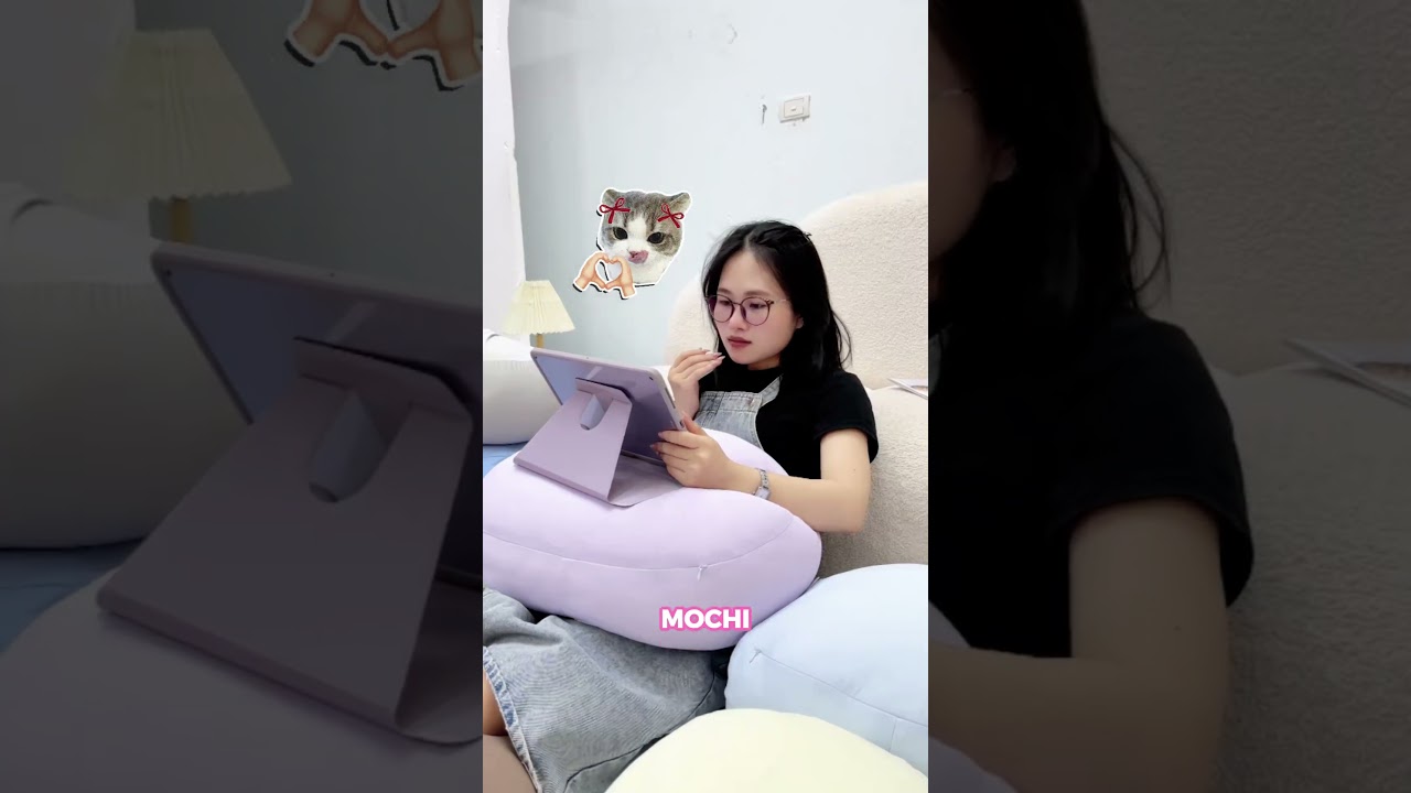 Gối Mochi Kem Lạnh Băng Lạnh tựa lưng êm ái