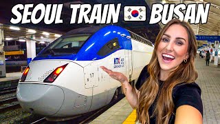 FIRST TIME on Korea’s Fastest Bullet Train 🇰🇷 SEOUL TO BUSAN!