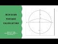 How To Calculate Ship S Latitude Using The Meridian Altitude Of Sun Example 4