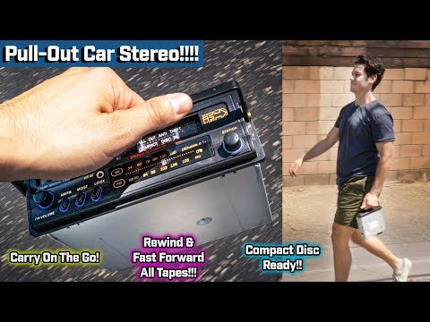 Pull-Out Tape Deck Stereo with Carrying Handle!!! (PARODY)