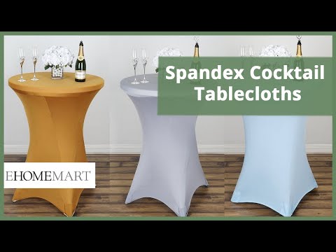 Spandex Cocktail Tablecloths | Table Decor | eHomemart.com