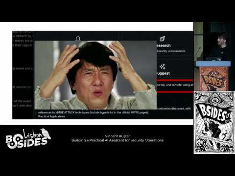 [BSL2025] Building a Practical AI Assistant for Security Operations - Vincent Ruijter