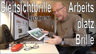 Computerbrille PC Brille Arbeitsplatzbrille ohne Nackenschmerzen u. Schulterschmerzen im Home Office