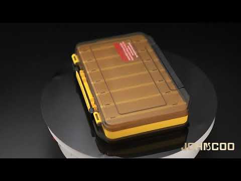 JOHNCOO Double Sided 1412 Compartments Fishing Tackle Boxes Fishing Lure Box Organizer Fishing Bait