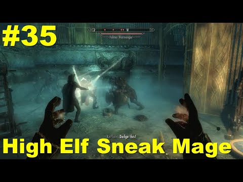 Skyrim High Elf Sneak Mage on Legendary Difficulty - 35