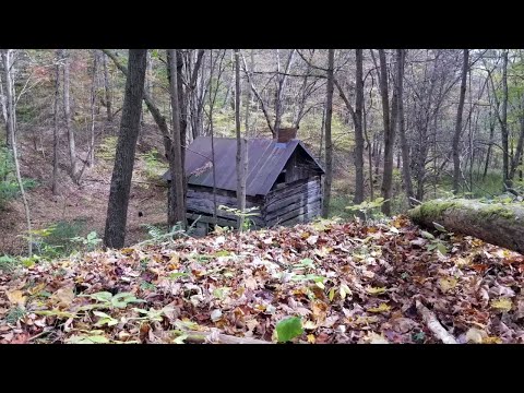 Old Mountain Cabin Exploration With Metal Detecting And Spooky Tales