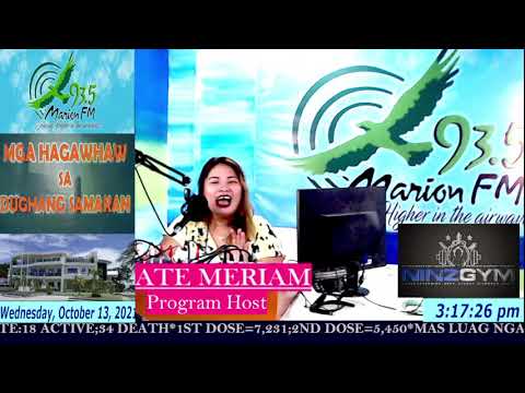 Mga Hagawhaw sa Dughang Samaran October 13, 2021 Episode3:00 P.M. – 5:00 P.M Hosted By: Ate Meriam