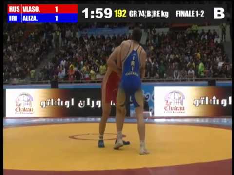 Finale GR 74 Kg (RUS) VLASOV Roman vs (IRI) ALIZADEH KALEHKESHI Farshad