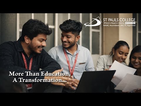 NOT JUST A DEGREE | YOUR JOURNEY BEGINS HERE | ST PAULS COLLEGE Bengaluru