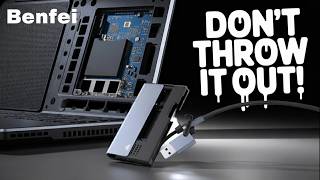 5 Minute Hack to Turn Broken Laptop into FAST External Storage