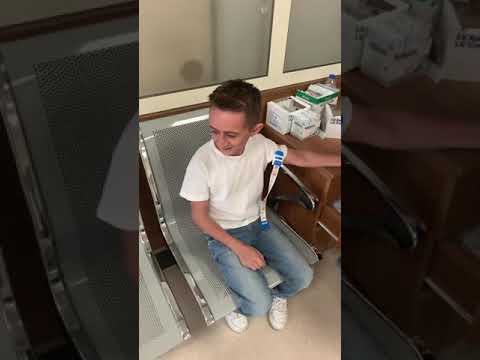 EMRE GÜLE IS BEING VACCINATED AS A BABY