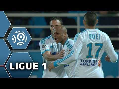 Le 3ème triplé d'André Ayew avec l'OM - OM-ACA (3-1) - Ligue 1 - 2013/2014